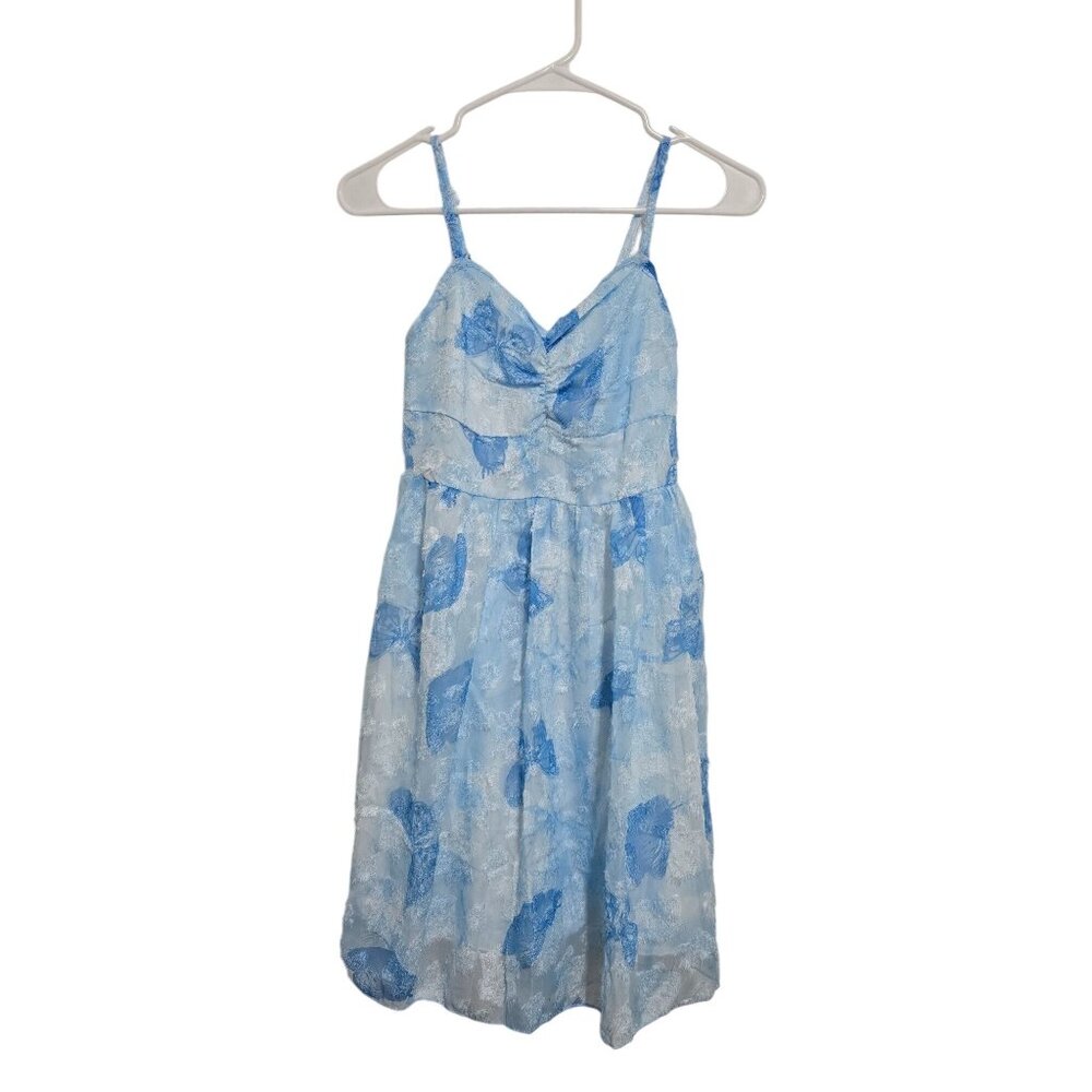 SHEIN Kids Elegant Textured Fabric Spaghetti Strap Vacation Style Dress With Coa - Picture 5 of 9